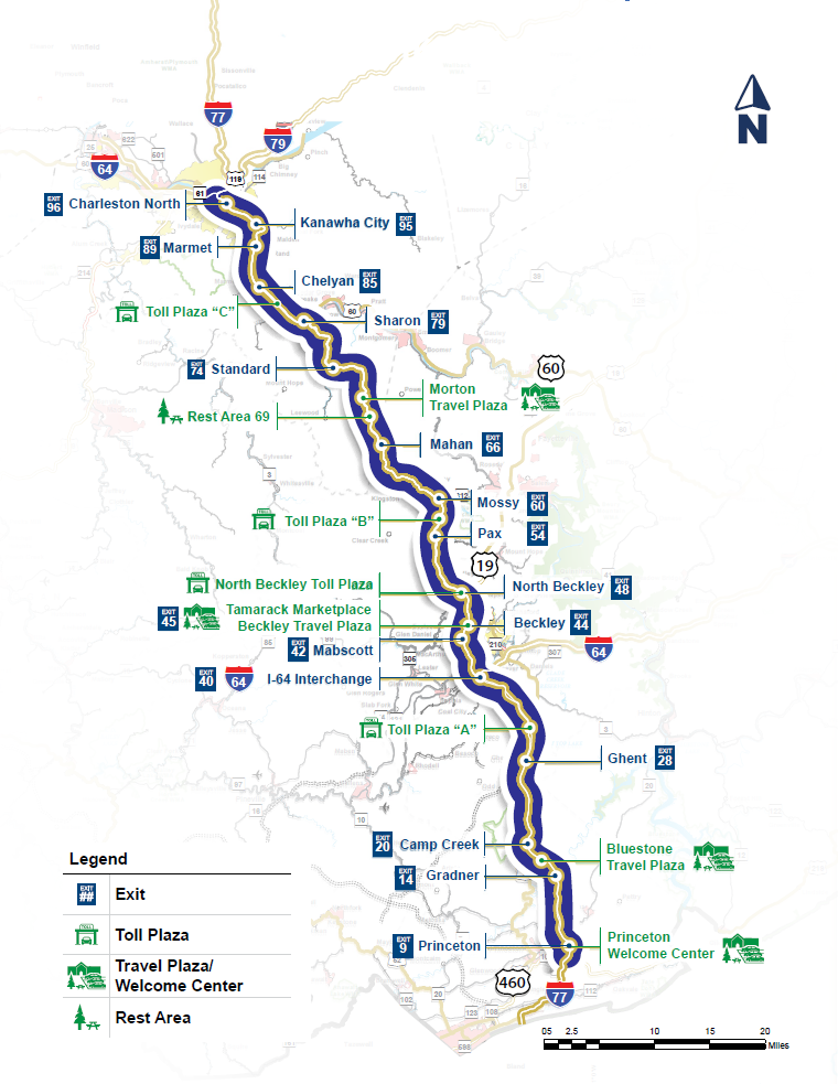 Explore the Turnpike Map